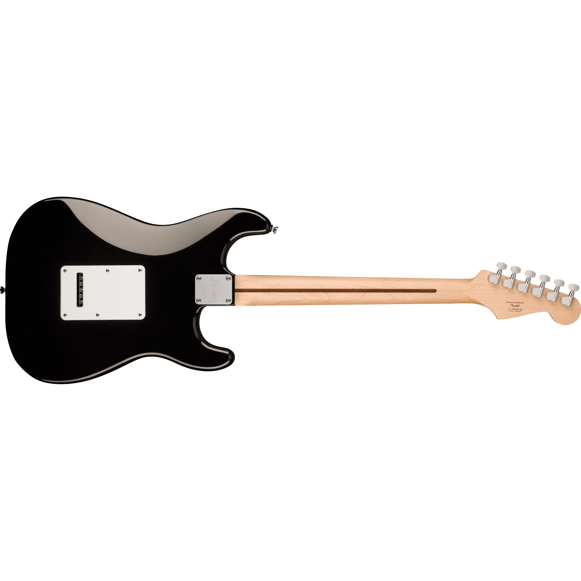 Squier - Squier Sonic™ Stratocaster® Left-Handed - Maple Fingerboard - White Pickguard - Black 037-3162-506 - Image 2