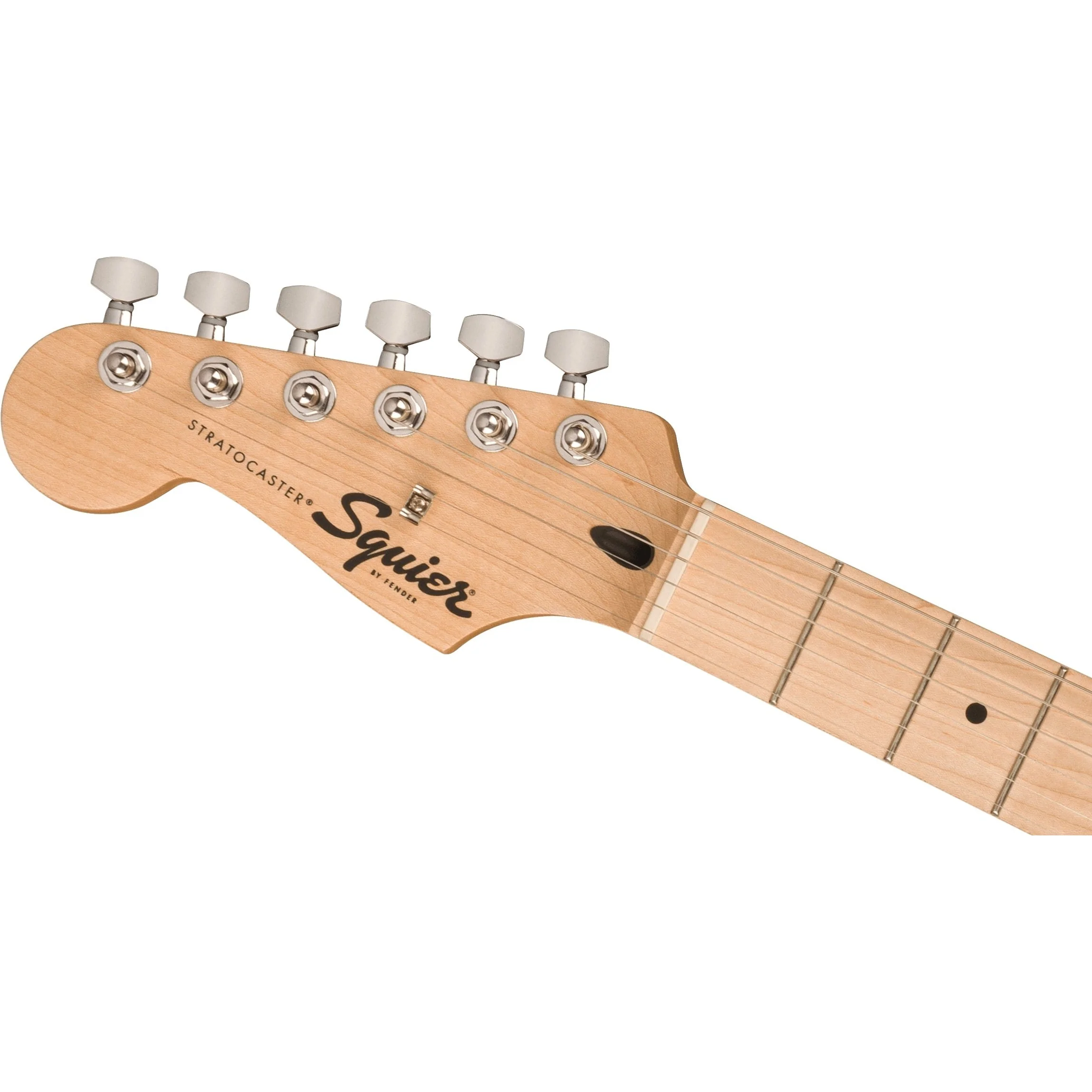 Squier - Squier Sonic™ Stratocaster® Left-Handed - Maple Fingerboard - White Pickguard - Black 037-3162-506 - Image 5