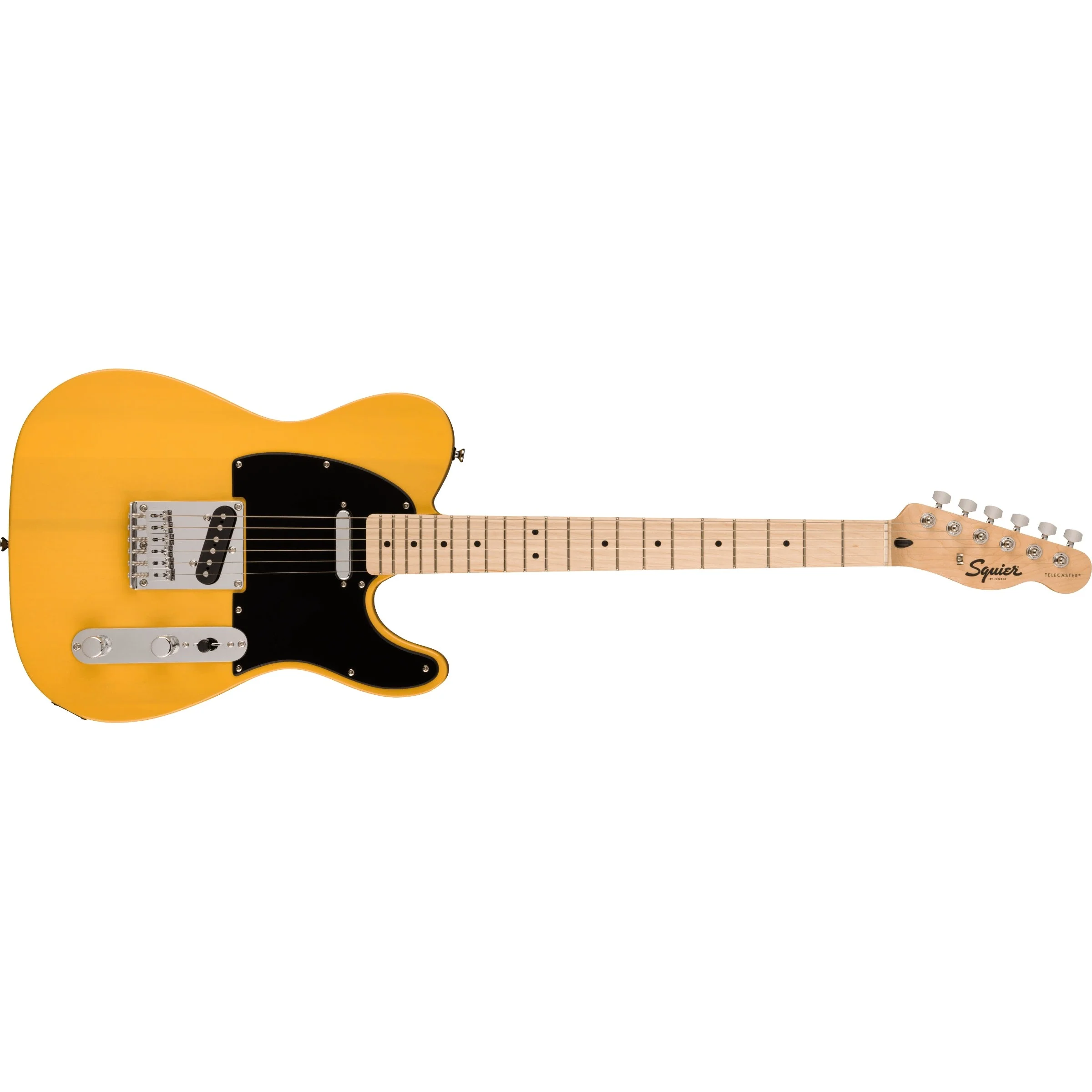 Squier - Squier Sonic™ Telecaster® - Maple Fingerboard - Black Pickguard - Butterscotch Blonde 037-3453-550