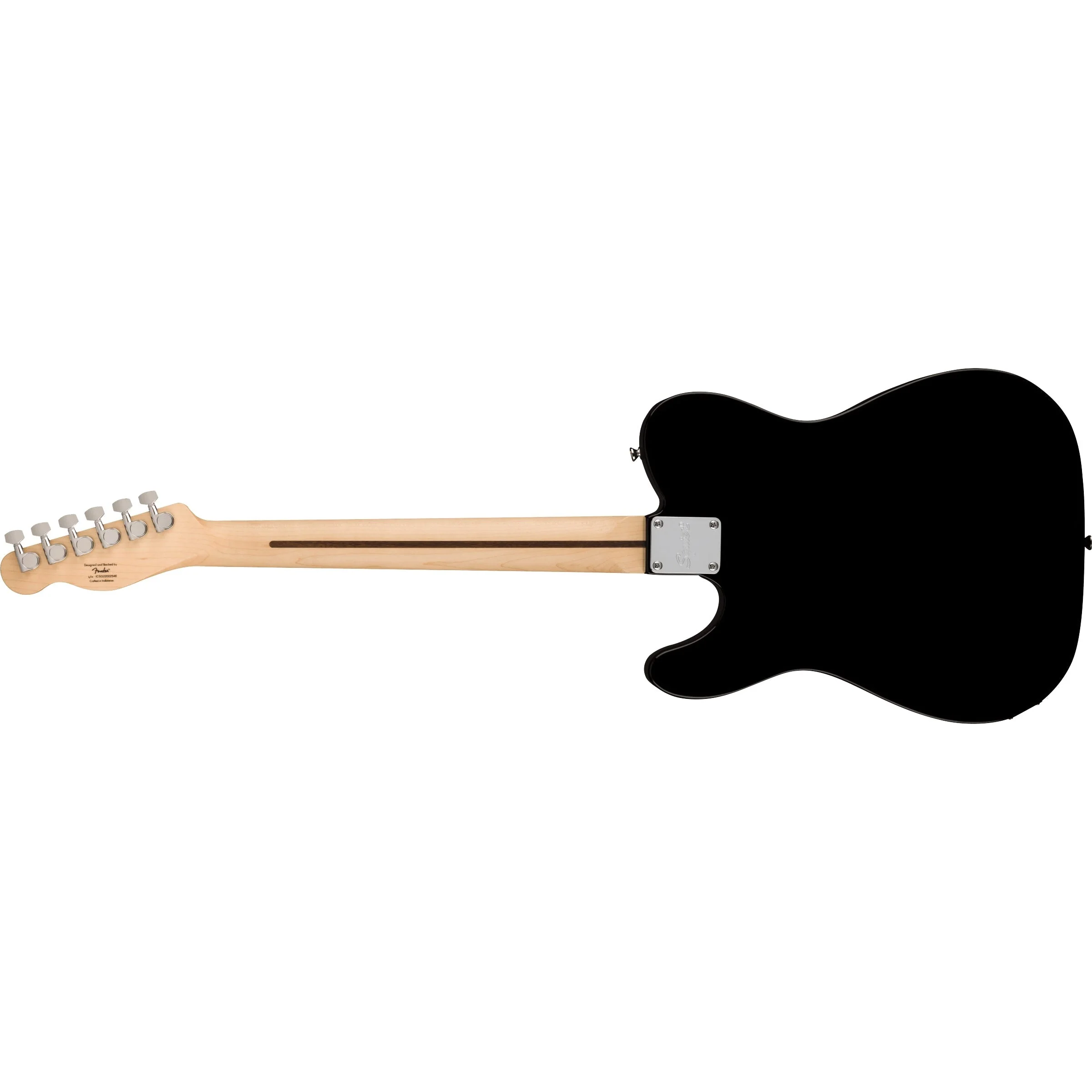 Squier - Squier Sonic™ Telecaster® - Maple Fingerboard - White Pickguard - Black 037-3452-506 - Image 2