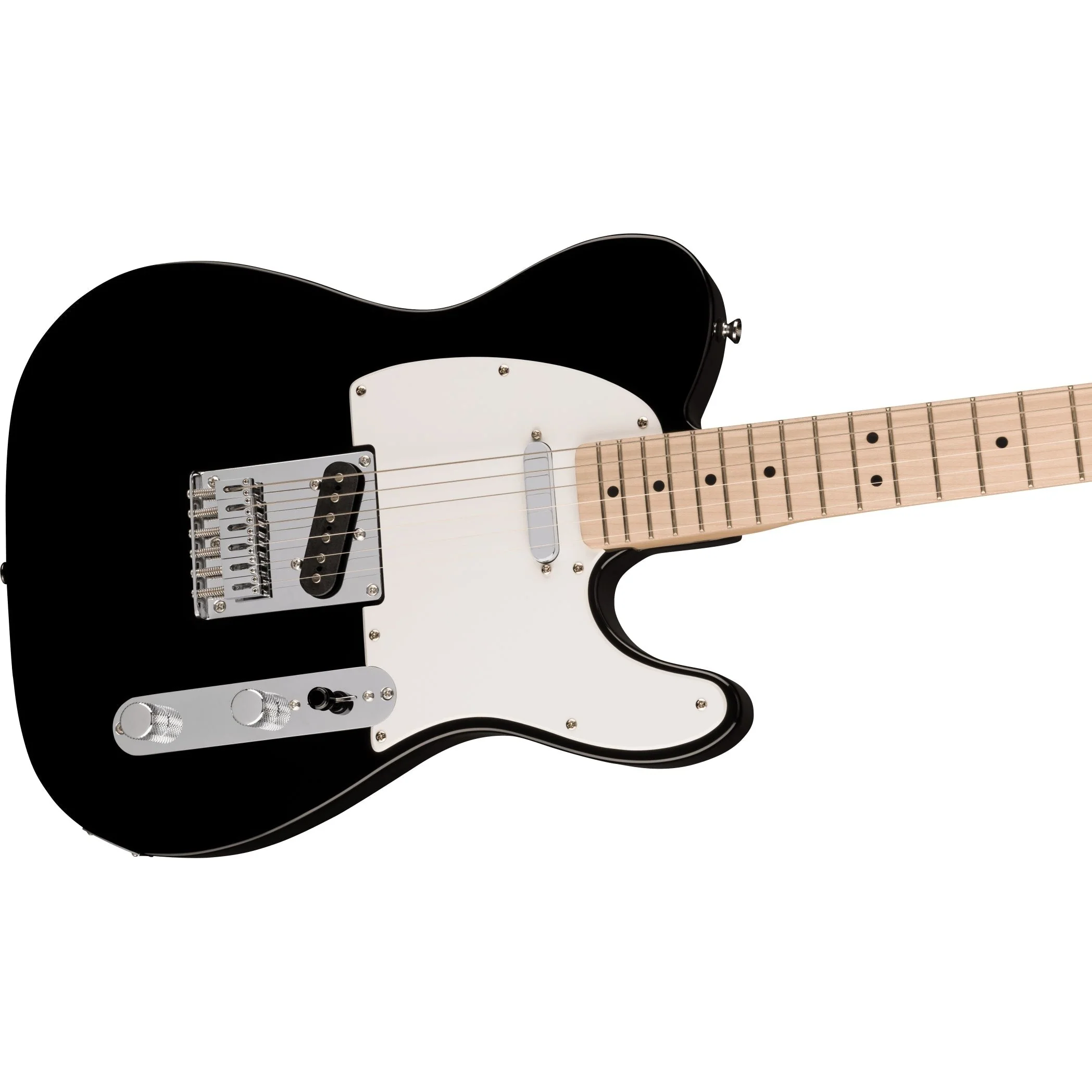 Squier - Squier Sonic™ Telecaster® - Maple Fingerboard - White Pickguard - Black 037-3452-506 - Image 3