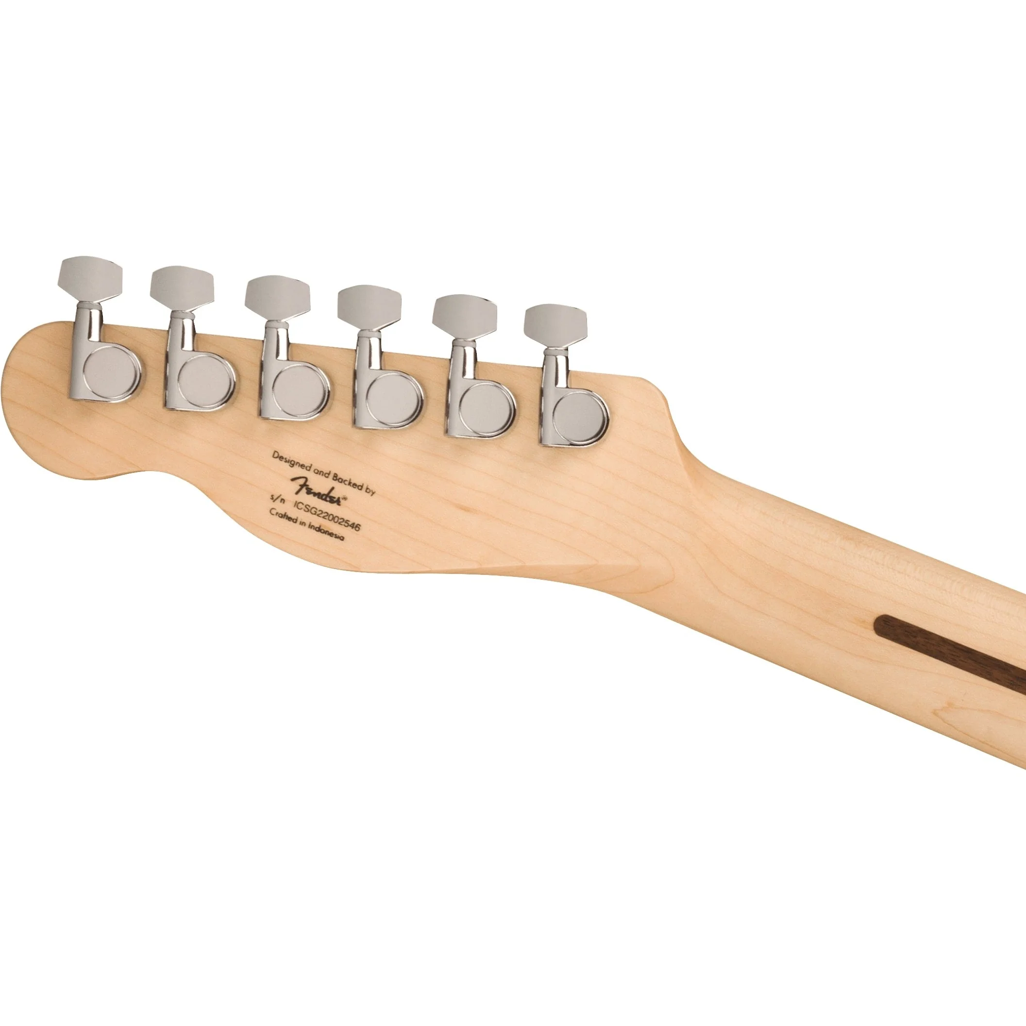 Squier - Squier Sonic™ Telecaster® - Maple Fingerboard - White Pickguard - Black 037-3452-506 - Image 5