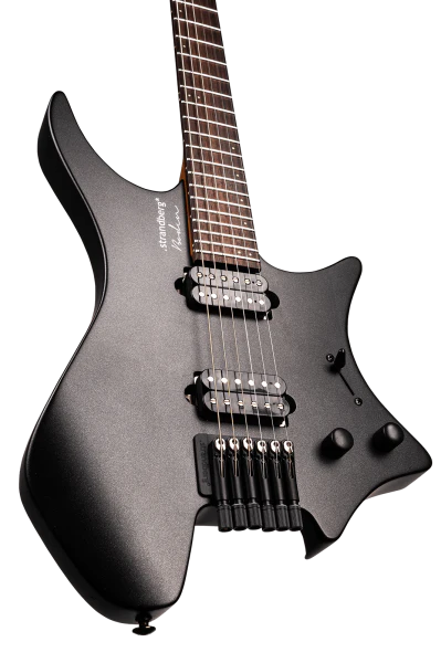 Strandberg - Boden Essential 6 Electric Guitar - Black Granite - BD6CT-24E-R-S-BK - Image 3