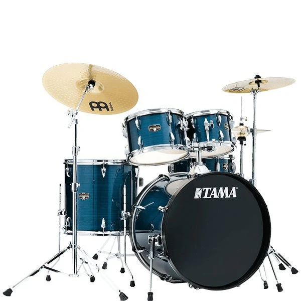 Tama - Imperialstar 5-Piece Drum Kit Hairline Blue IE52CHLB