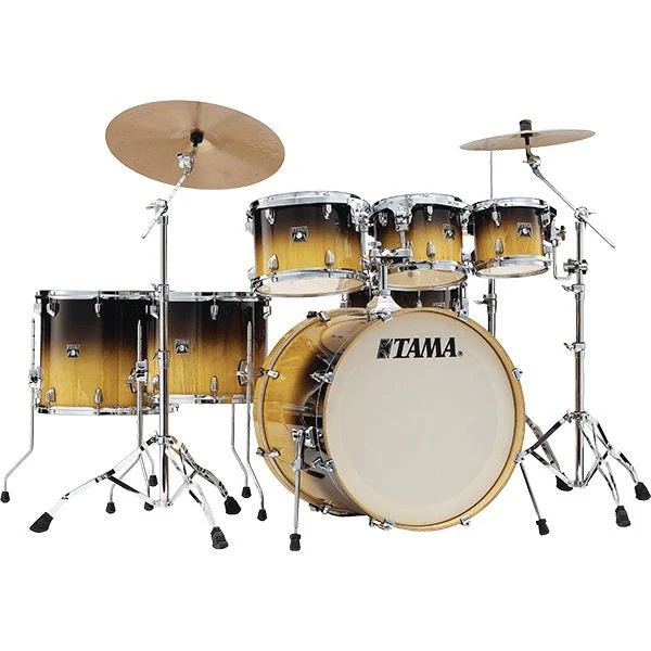 Tama - Superstar Classic 7-piece Drum Kit Gloss Lacebark Pine Fade CL72SPGLP
