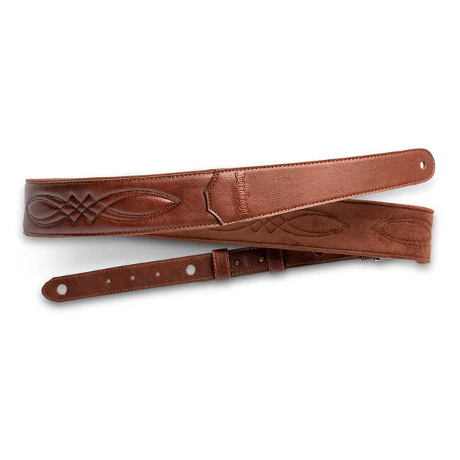 Taylor - 2'' Vegan Leather Guitar Strap - Medium Brown 4201-20