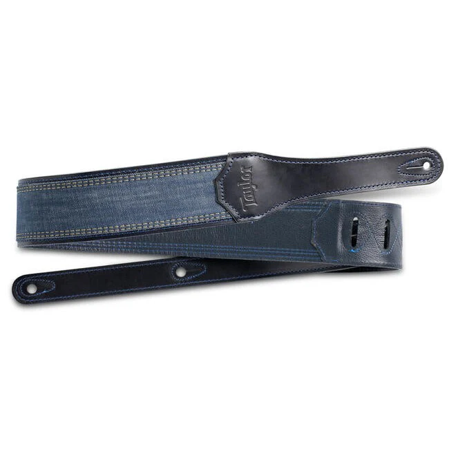 Taylor - Blue Denim 2.5'' Guitar Strap - Navy Edge 4300-25