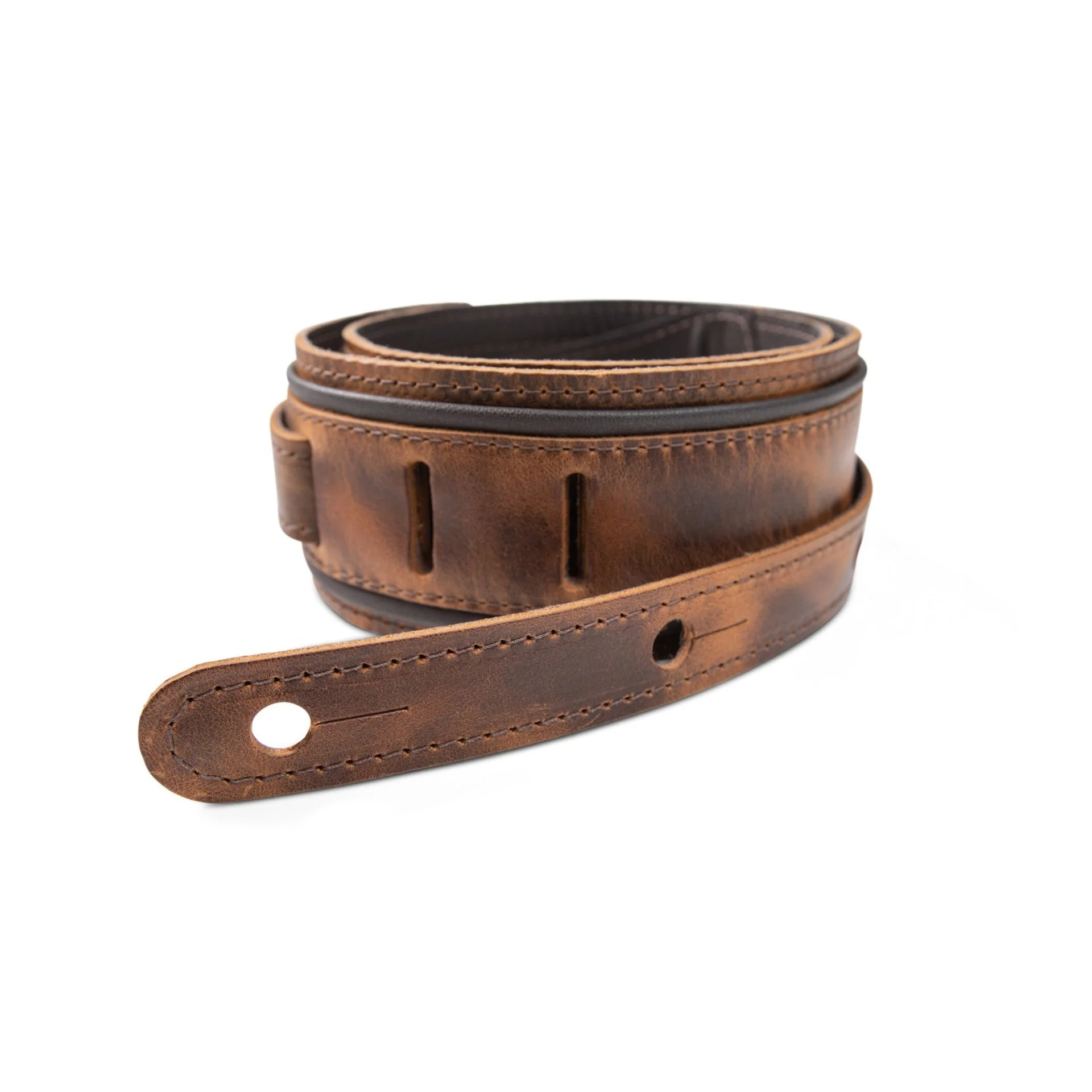 Taylor - Taylor Fountain Strap - Leather - 2.5" - Weathered Brn - Weathered brown - 4125-25 - Image 2