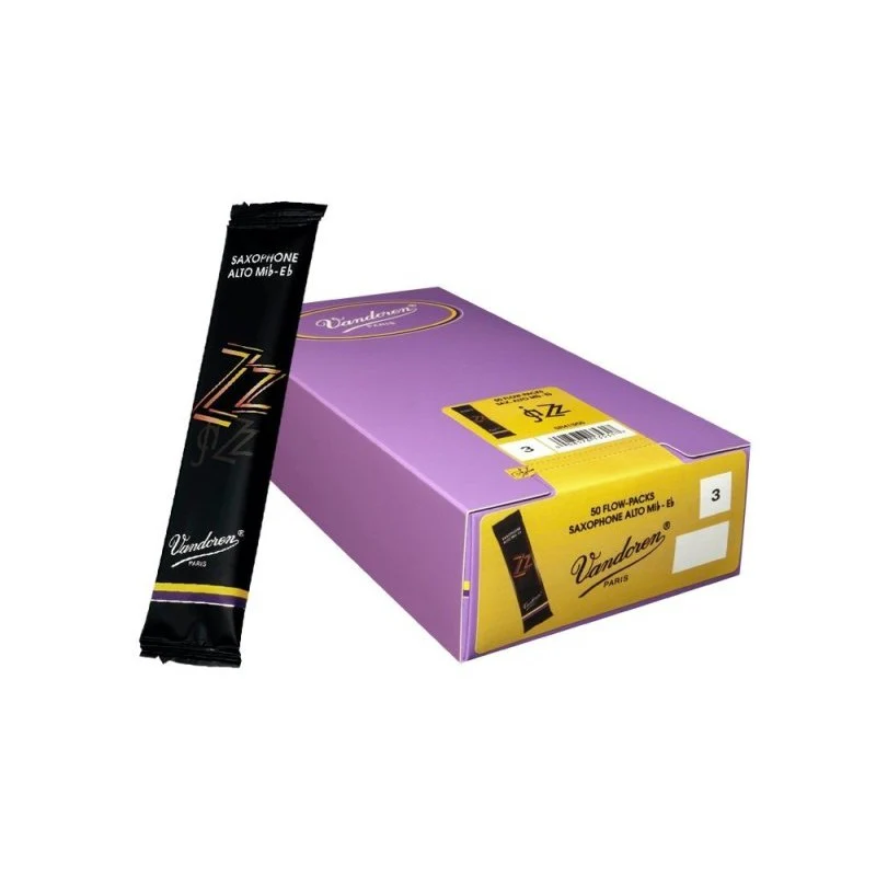 Vandoren - Alto Sax ZZ Reeds Strength 3.5; Box of 10 - SR4135