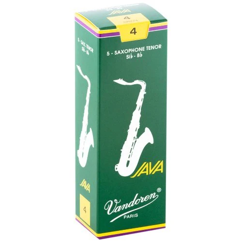 Vandoren - Tenor Sax JAVA Reeds Strength 4; Box of 5 - SR274