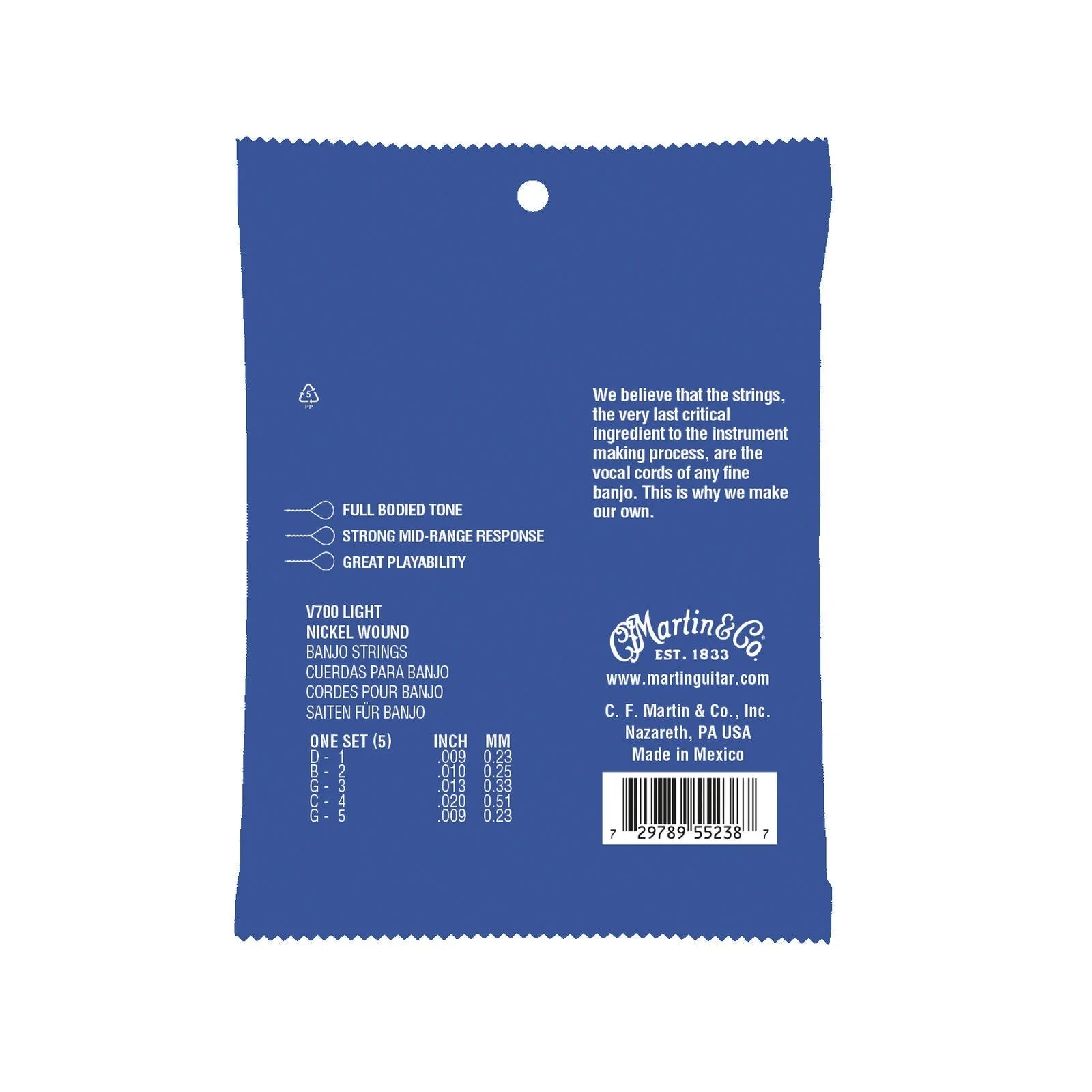 Vega - Vega® Banjo Strings Nickel 5-String MediumVega® 41Y18V730 - Image 2