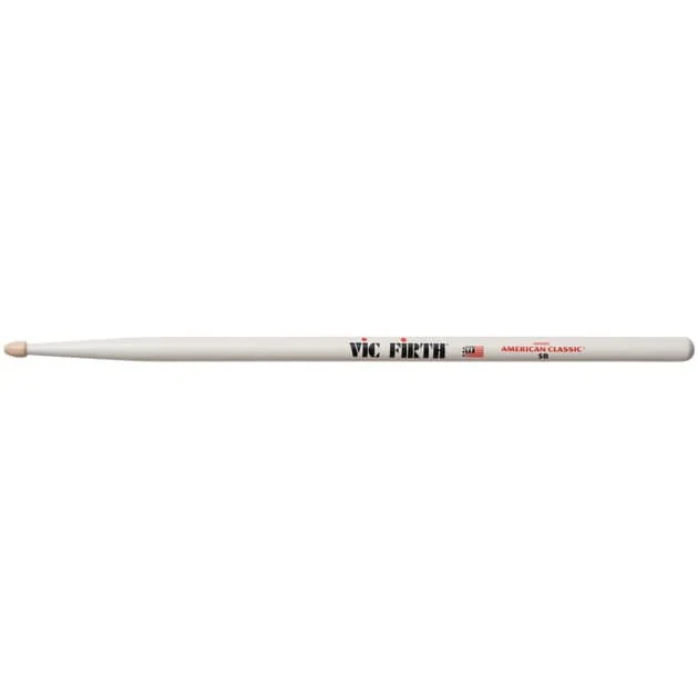 Vic Firth - American Classic 5B Drumstick - White - 5BW