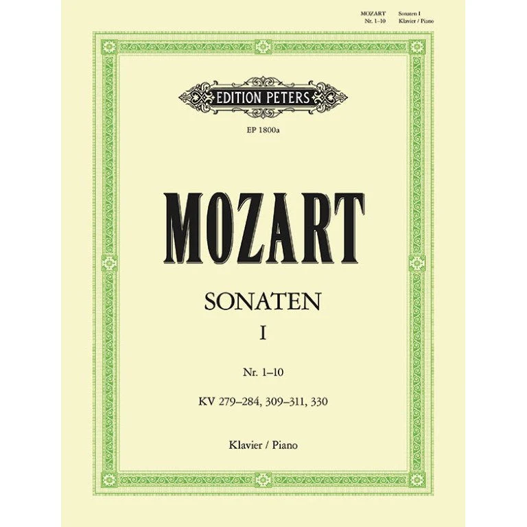 W.A. Mozart - Piano Sonatas, Vol. 1: Nos. 1-10