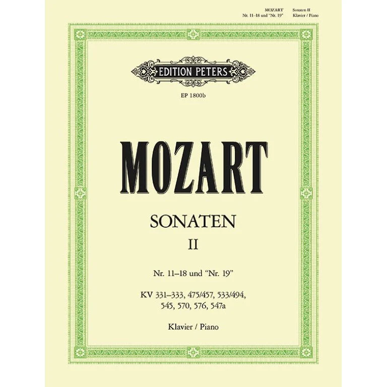 W.A. Mozart - Piano Sonatas, Vol. 2: Nos. 11-18 and No. 19