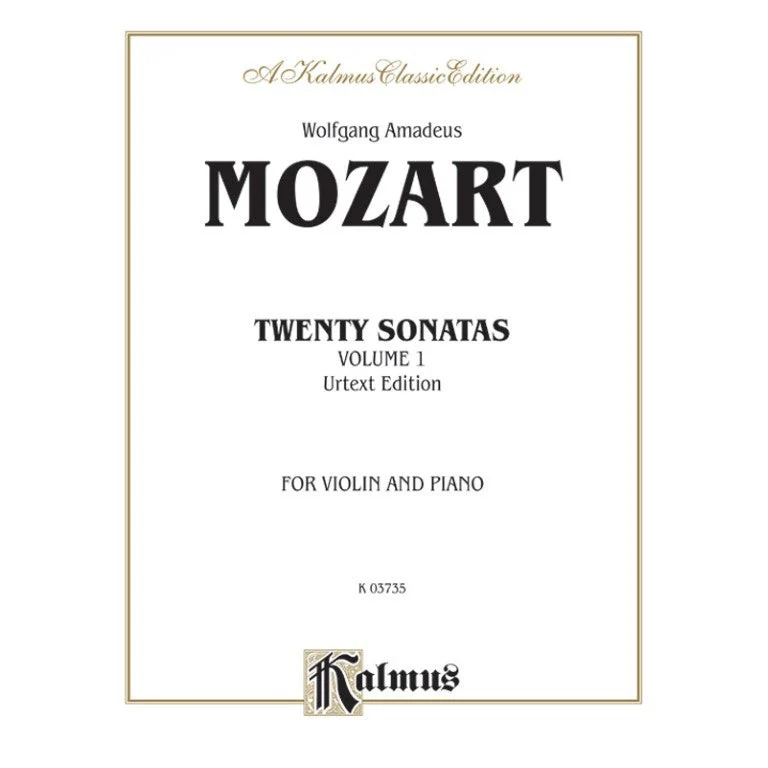 W.A. Mozart - Twenty Sonatas (Urtext Edition)