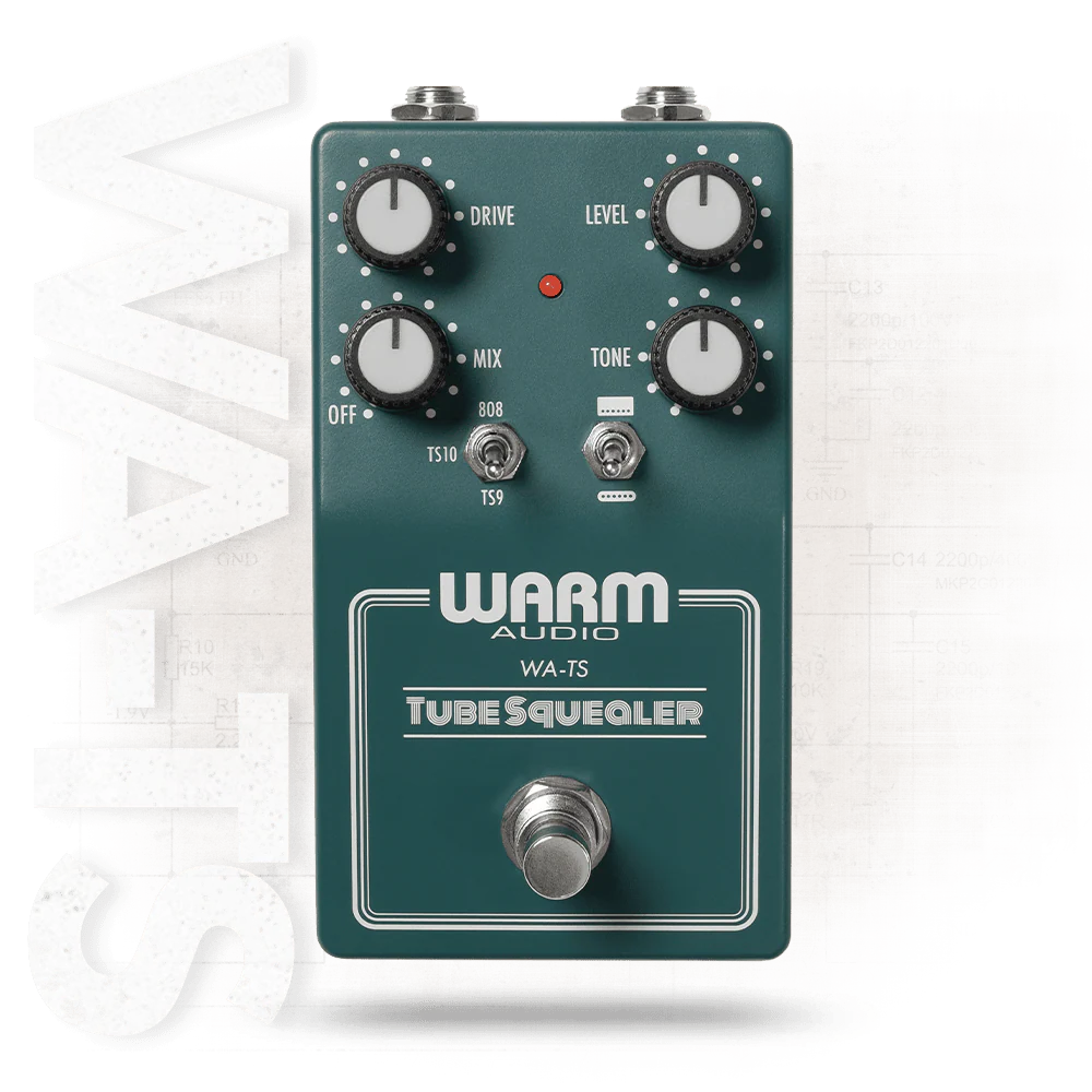 Warm Audio - Tube Squealer - 3-Mode, Soft-Clipping, Tube Amp-Driving Overdrive Pedal - WA-TS