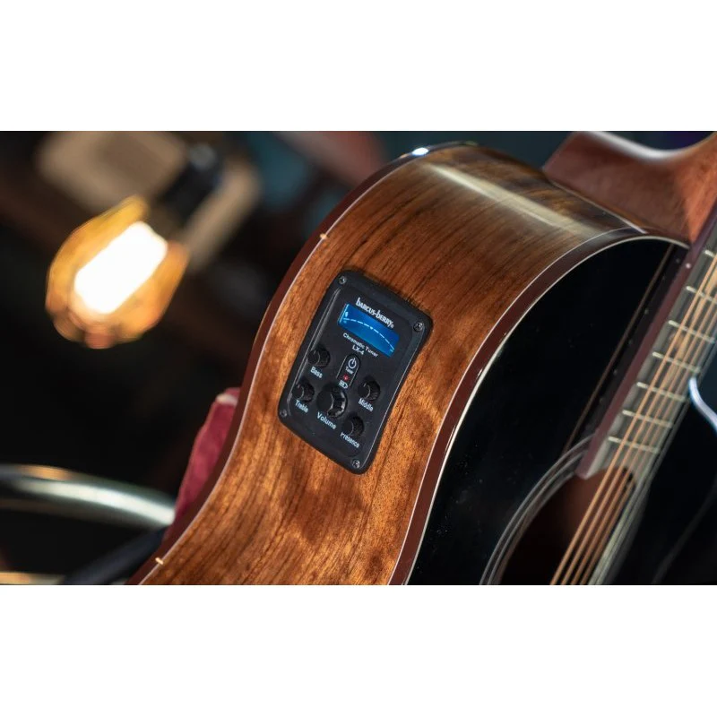Washburn - Bella Tono Studio 9 Vine Acoustic Guitar CE Spruce/Walnut - BTS9VCECH-D - Image 4