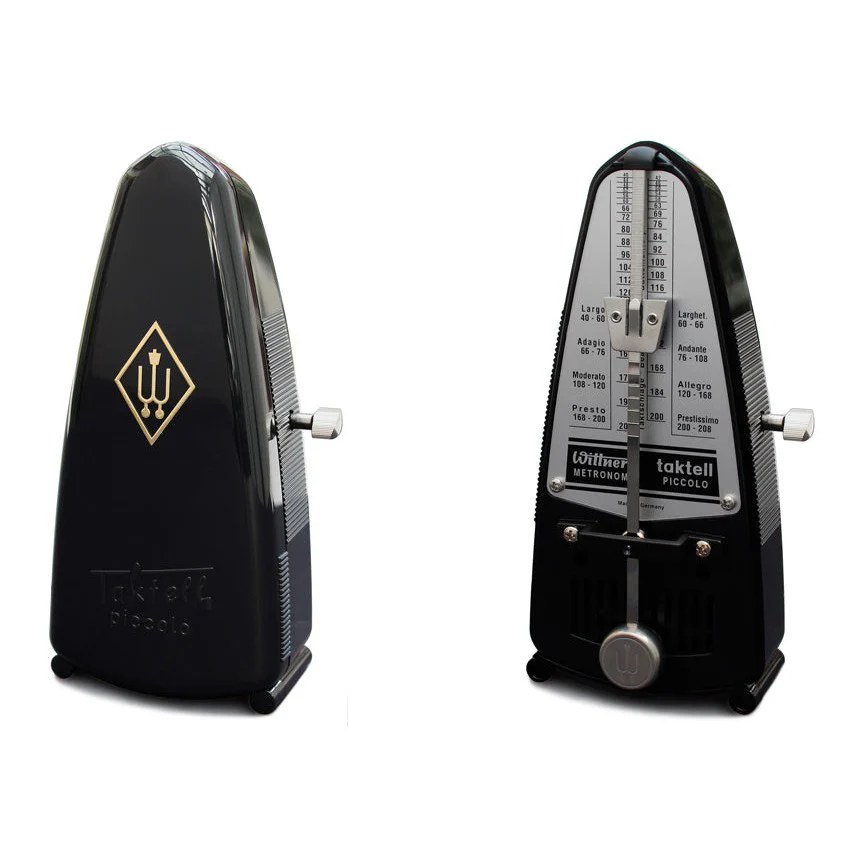 Wittner - Taktell Metronome Piccolo 836 Black without bell Metronome Piccolo 836 Black without bell