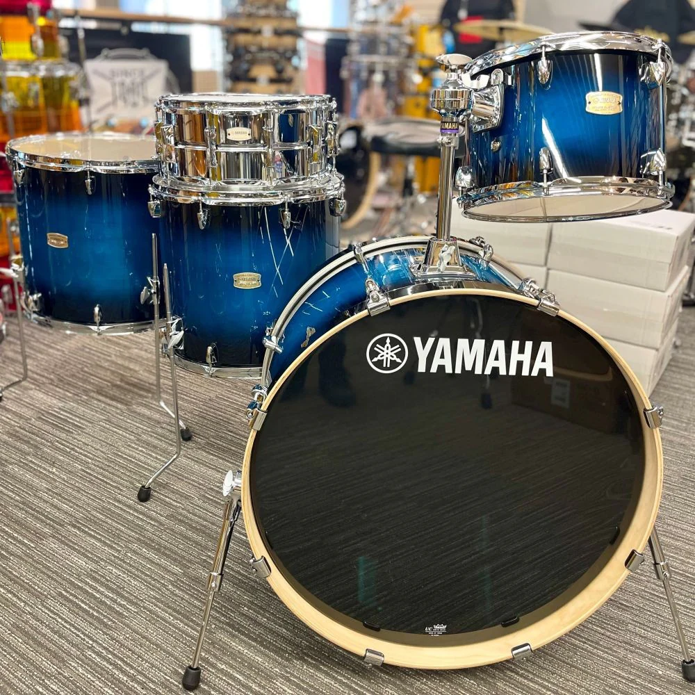 Yamaha - Stage Custom 5-Piece Shell Pack Deep Blue Sunburst SBP4F5ZDBS