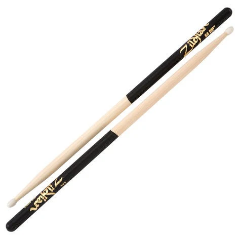 Zildjian - 5A Nylon Tip - Black DIP Drumsticks - Z5AND