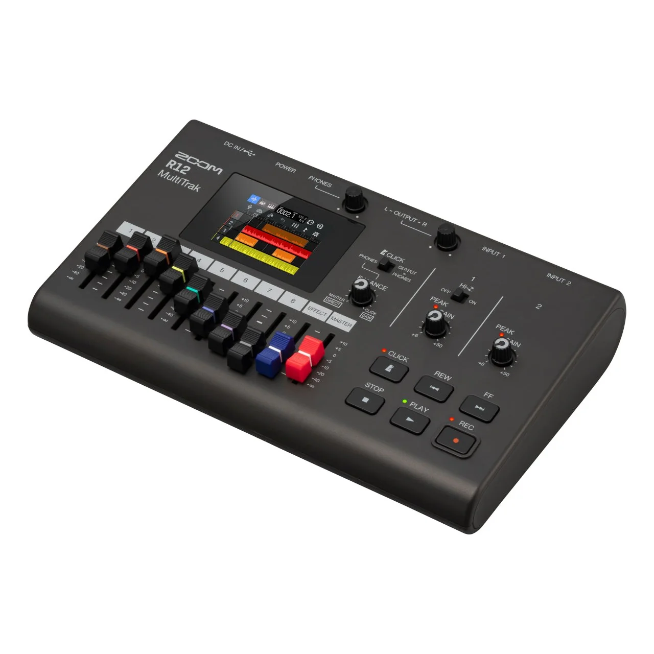 Zoom - Zoom R12 Battery Powered Multitrak Recorder - Image 5